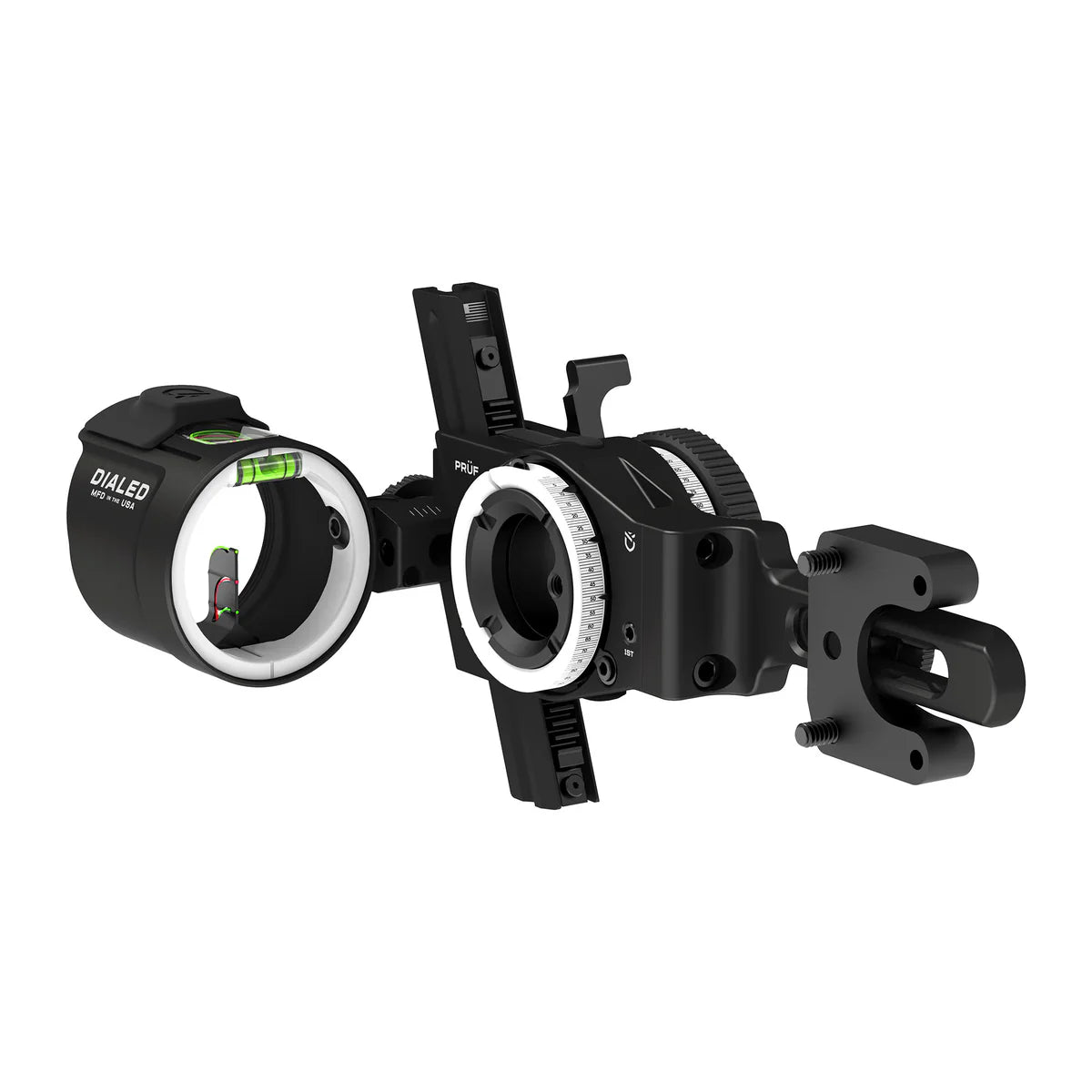 Dialed archery PRÜF MOVER SIGHT - RISER MOUNT  BLACK